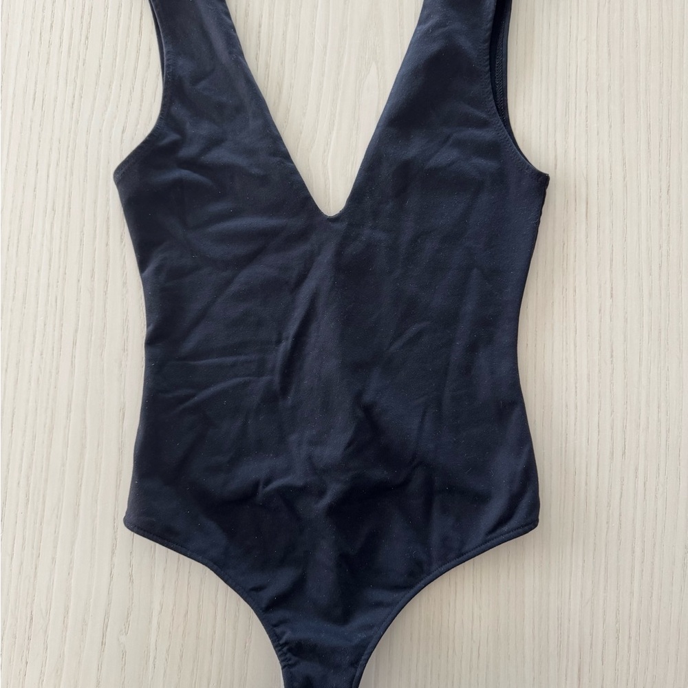 Free people black bodysuit (XS/S)